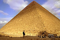 Khufu Pyramid - Giza Plateau, Cairo. Photo copyrighted. Courtesy of Films for Christ.