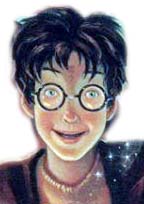 Harry Potter as appearing on the book cover of 'Harry Potter and the Goblet of Fire'