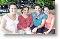 Daniel Shayesteh's wife and daughters - shot from ESCAPE FROM DARKNESS. Copyright, Daniel Shayesteh.