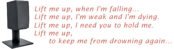 Lyrics from a Jars of Clay song.