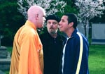 Adam Sandler, Jack Nicholson and John C. Reilly in “Anger Management,” courtesy of Sony