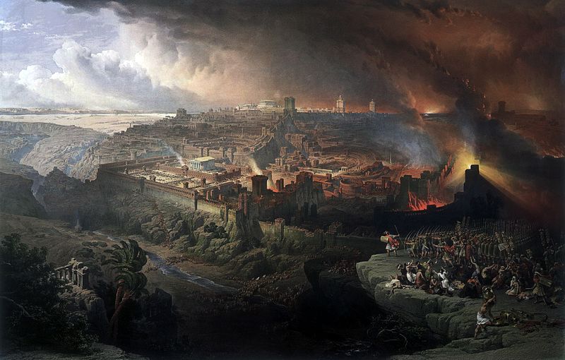 Painting of The Siege and Destruction of Jerusalem.