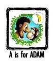 A is for Adam. Coloring pages, story, and more!