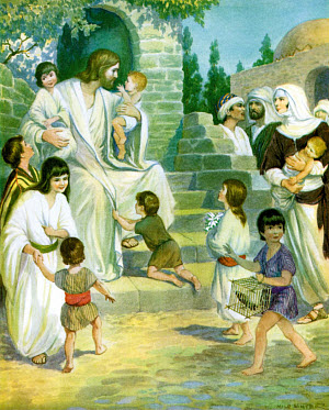 Christ blessing the children