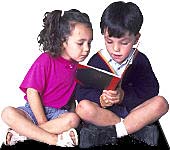 Children reading (Photo copyrighted).