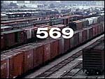 Railroad stock cars. Copyrighted, Films for Christ.
