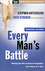 click to enlarge. Every Man’s Battle - front cover