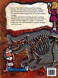 Backcover of Dry Bones and Other Fossils