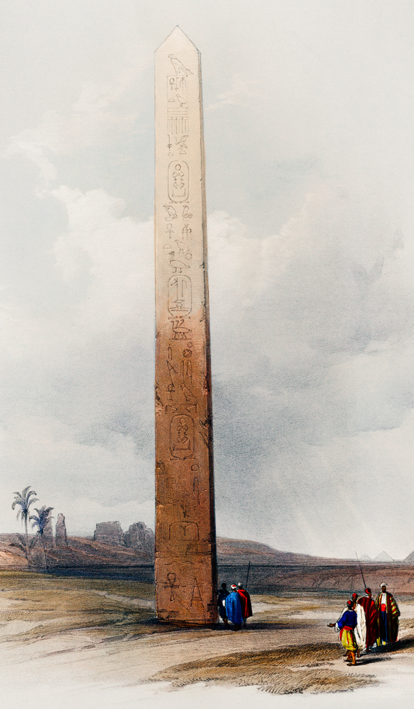 Obelisk of Heliopolis in the 1800s