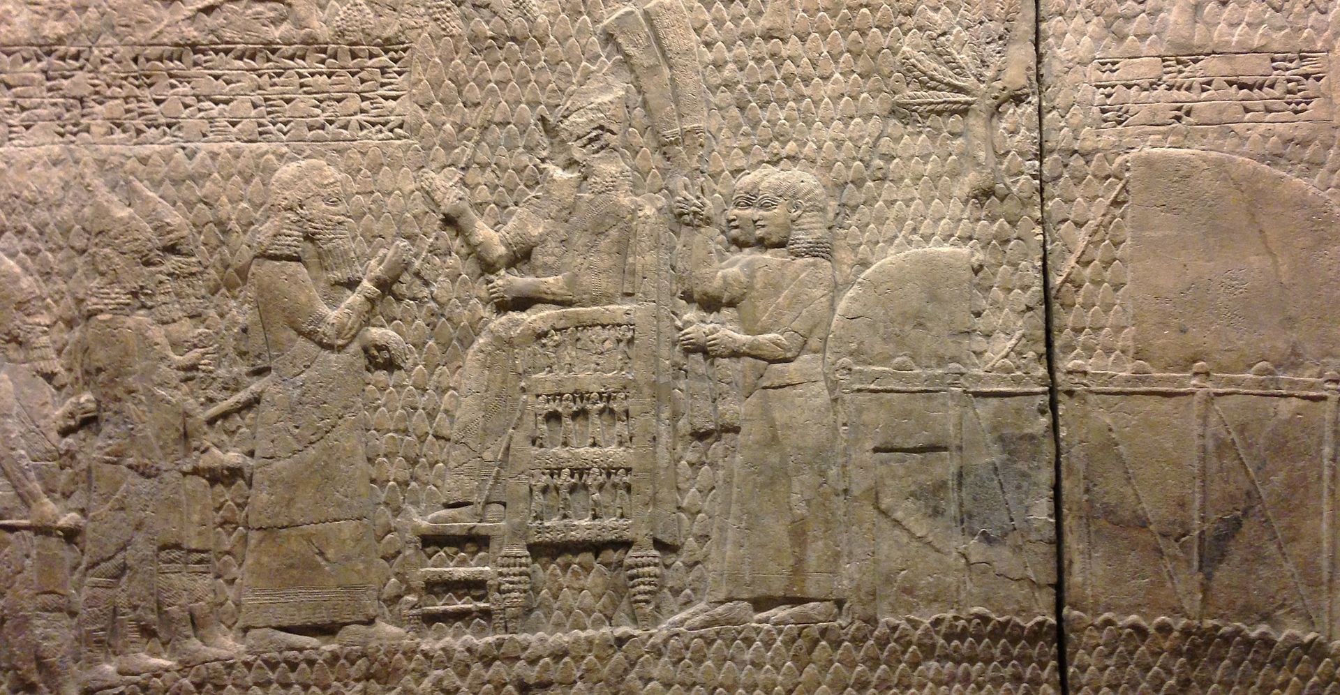 Sennacherib Lachish inscription. Photo © Alaa. License: CC BY-SA 3.0. File ID: commons.wikimedia.org/w/index.php?curid=27455977