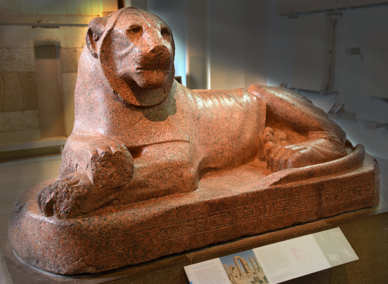 Ancient Egyptian lion representing a pharaoh. Photo by Osama Shukir Muhammed Amin. License: CC BY-NC-SA 3.0.