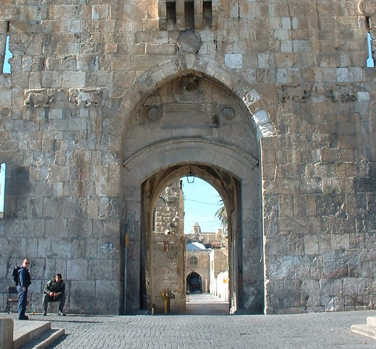 Lions Gate, Old City of Jerusalem. Photo by Pontificake. License: GNU Free Documentation License or CC BY-SA 3.0.