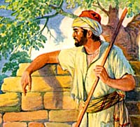 Farmer in ancient Israel. (Films for Christ)