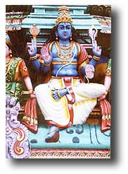The Hindu god Vishnu. Photo supplied by Dr. Winfried Corduan