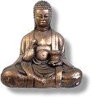 Buddhist statue. Illustration copyrighted.