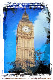 Big Ben in London. Illustration copyrighted.