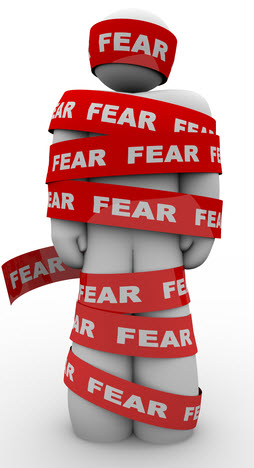 Fear illustration. Copyrighted. Licensed.