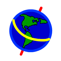 The Earth on it’s axis. Copyright Films for Christ.