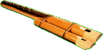 Native wooden flute. Photo copyrighted.