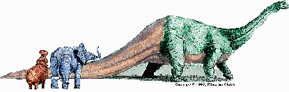 Behemoth Dinosaur. Illustration copyrighted, Films for Christ.