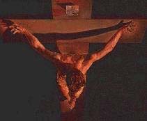 Impression d'artiste - Jésus-Christ mort sur la croix
