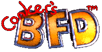 Logo from 'Conker's Bad Fur Day'