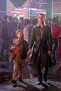 Haley Joel Osment and Jude Law in A.I.