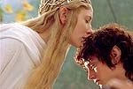 Cate Blanchett and Elijah Wood in “The Lord of the Rings” 